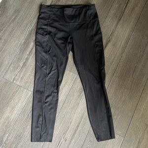 LULULEMON~NWOT~Sz10~Peloton Black Fast & Free High Rise Tight/Leggings 25”